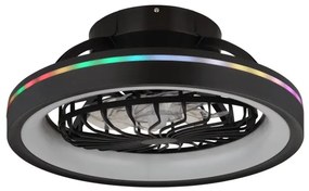 Ventilator LED RGB dimabil de tavan Globo 03665 DEANNE LED/40W/230V + telecomandă