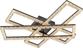 JUST LIGHT. 14733-18 - LED Plafonieră GLITRA LED/35W/230V neagră