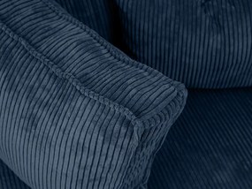 Coltar in forma de U SMART COSARO 295x140 cm, albastru inchis