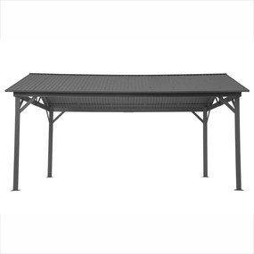 Copertină auto AVENBERG PAVILON 5 × 3 m – antracit