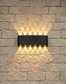 Top Light-LED Aplica de perete pentru exterior RAY LED/10W/230V 3000/4000/6500K IP54 negru