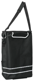 vidaXL Carucior de cumpărături Negru 47 x 39 x 100.5 cm Tafeta Oxford