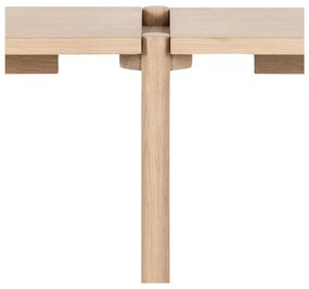 Bibliotecă în culoare naturală cu aspect de lemn de stejar 169x88x30 cm Braidwood – Actona