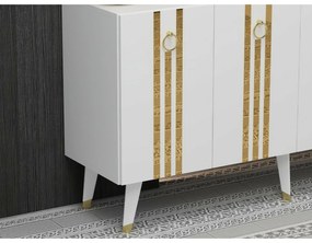 Dulap Isil White and Gold