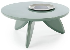 Masuta de cafea rotunda Soraya 2 albastru deschis ø80/h36 cm