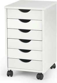 Comoda SIMON 2, alb, PAL/plastic, 37x41x63 cm