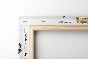 Tablou natura moartă rusticală în design alb-negru
