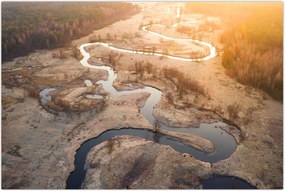 Tablou - Răsărit la Meander (90x60 cm)