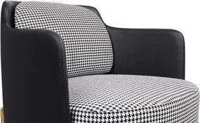 Fotoliu modern ultra confortabil Black-Gold