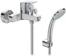 Set baterie cada cu dus, cu baterie, para si furtun, crom lucios, Ideal Standard CeraFlex