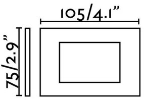 FARO 70163 - Lampă încastrată exterior LED SPARK-1 LED/5W/230V IP65