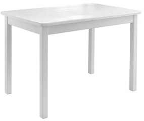 MASUTA COPII NINO, 76X50X51 CM, ALB, LEMN DE PIN