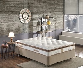 Saltea cu Arcuri Queen, 160x200 cm, Topper Inclus