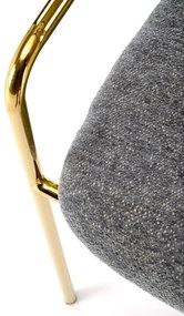 Scaun K537 gri/gold