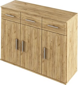 Comoda RESITA TYP 3, stejar artisan, DTD laminat, 105x35x80 cm