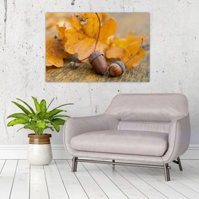 Tablou - Ghinde de toamnă (90x60 cm)