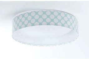 LED Plafonieră GALAXY KIDS LED/24W/230V verde cu buline albe