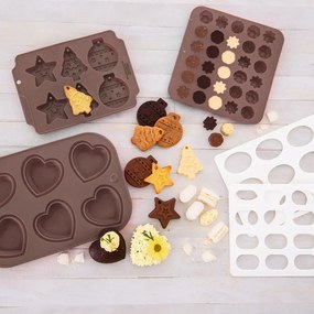 Formă de copt pentru praline din silicon 20,5x21 cm – Orion
