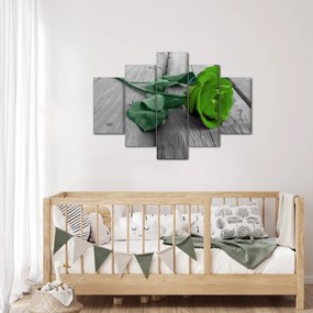 Tablou - Trandafir verde (150x105 cm)