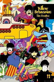 Poster the Beatles - yellow submarine, (61 x 91.5 cm)