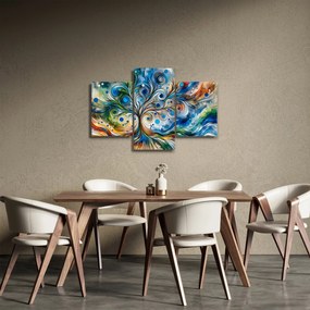 Tablou – Arbore energetic colorat (90x60 cm)