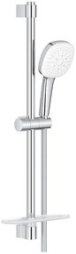 Grohe Tempesta Cube 110 Set dus cu bara 60 cm si savoniera 3 jeturi, crom