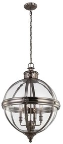 Lustră pe lanț Feiss FE-ADAMS-4P-ANL ADAMS 4xE14/60W/230V bronz