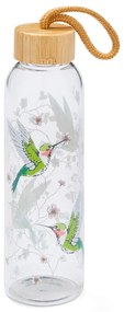 Sticlă de apă din sticlă verde 500 ml Hummingbirds – Cooksmart ®