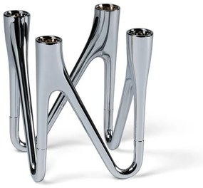 Sfeșnic Morsø Roots, argintiu