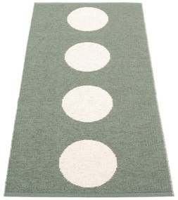 Covor tip traversă pentru interior și exterior verde 70x150 cm Vera Army – Pappelina