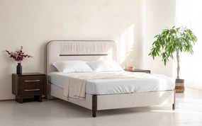 Noptieră lemn masiv nuc Cooper, 55 × 38 × 53 cm