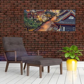 Tablou - Qintai Road, Chengdu, China (120x50 cm)