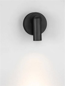 Aplica spot LED directionabil negru PICTOR