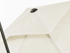 Outsunny Umbrelă de Grădină 2.7x2.7 m Reglabilă cu Bază și Husă Bej | Aosom Romania