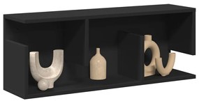 vidaXL Dulap de perete, negru, 80x20x30 cm, lemn prelucrat