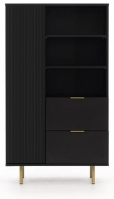 Dulap cu rafturi Nalani R1D2SZ (negru). 1071316