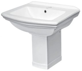 Lavoar ceramic Kleopatra 14, cu piedestal 60x47 cm