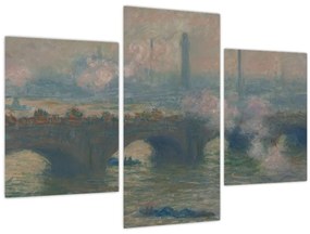 Tablou - Claude Monet, Waterloo Bridge, Gray Day, reproducere (90x60 cm)