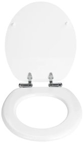 WENKO 22885100-WC Capac WC URBIO 36x42,5 cm alb/argintiu