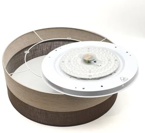 Plafonieră LED SIRJA WOOD LED/36W/230V d. 45 cm maro/stejar