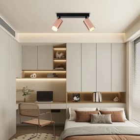 Immax NEO 08302L - Spot PUNTO 2xGU10/9W/230V roz auriu