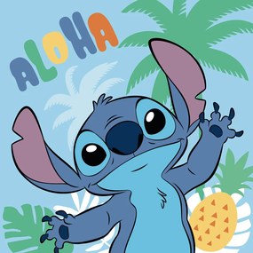 Disney Lilo și Stitch Ananas prosop de mână, prosop de față, prosop 30x30cm