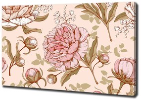 Tablou pe pânză canvas Bujori