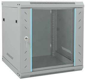 vidaXL Dulap de rețea cu depozitare Gri 53 x 60 x 60 cm Oțel