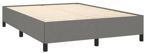 Cadru de pat, gri inchis, 140x190 cm, material textil Morke gra, 35 cm, 140 x 190 cm