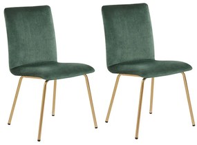 Set 2 buc. scaune pentru sufragerie Rundo (smaragd). 1010069