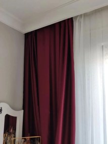 Perdea  Blackout opaca bordo,150x260 cm,50023