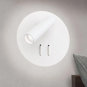 Aplica LED ambientala cu spot directionabil LENNY alba