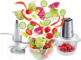 Tocator electric ZILAN ZLN3888 - 300W, bol sticla 1.6L, 4 lame inox, 2 trepte + pulse