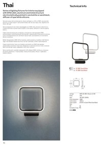 Redo 01-2100 - Lustră LED dimabilă suspendată pe cablu THAI, 86W, 230V, neagră